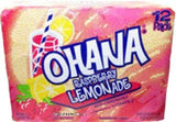 Faygo Ohana raspberry lemonade flavored beverage, 12-fl. oz. cans 12-pack Suitcase