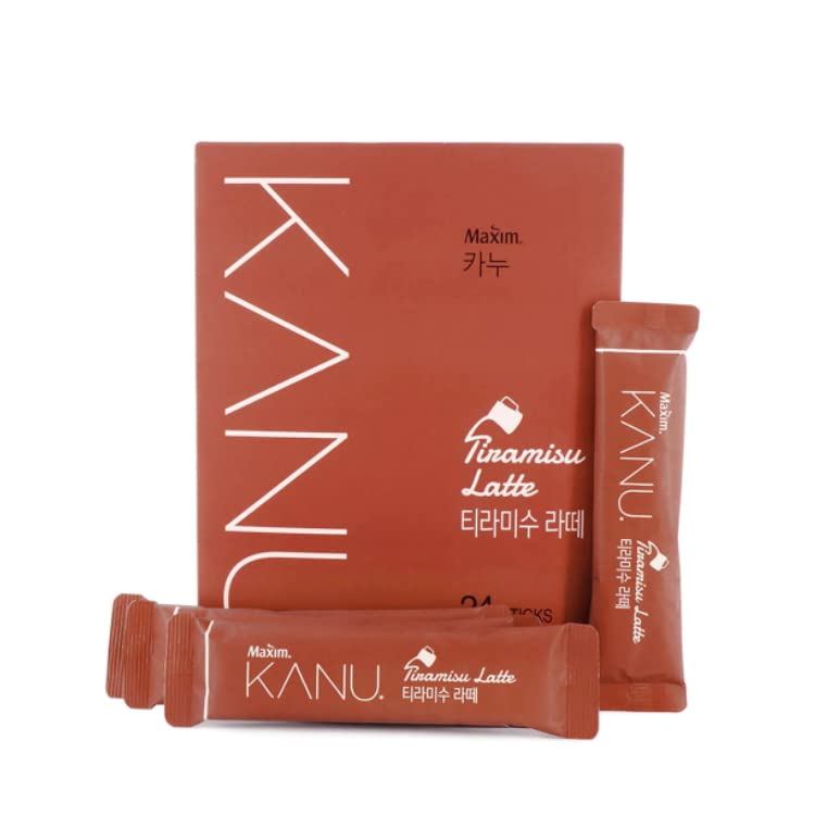 ZEESOON Dongsuh Maxim KANU Tiramisu Latte 24 Sticks