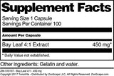 Bay Leaf 4:1-450 mg (100 Capsules, ZIN: 519137) - 3 Pack