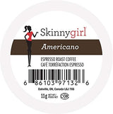 Skinny Girl Coffee Single Serve Cups for Keurig K Cup Brewer, Americano Bold Coffee 48 Count