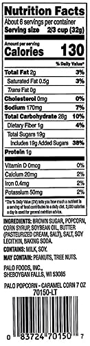 Palo Popcorn Caramel Corn, 7 ounce bag (Pack of 6)