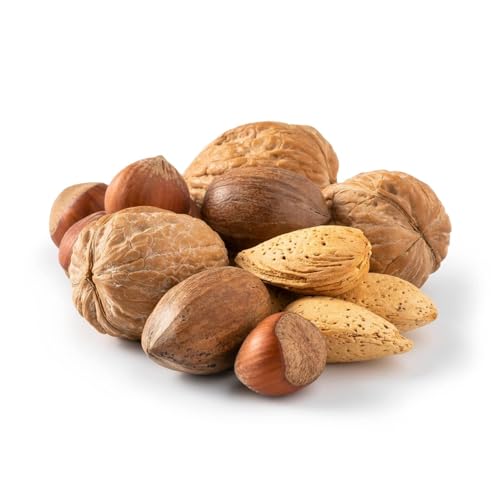 Deluxe Mixed Nuts In-Shell 5 Pounds,(80oz) | Raw and Unsalted Mixed Nuts | Fresh Snack Mix | Healthy and Delicious Nuts Mix | Kosher Friendly Mixed