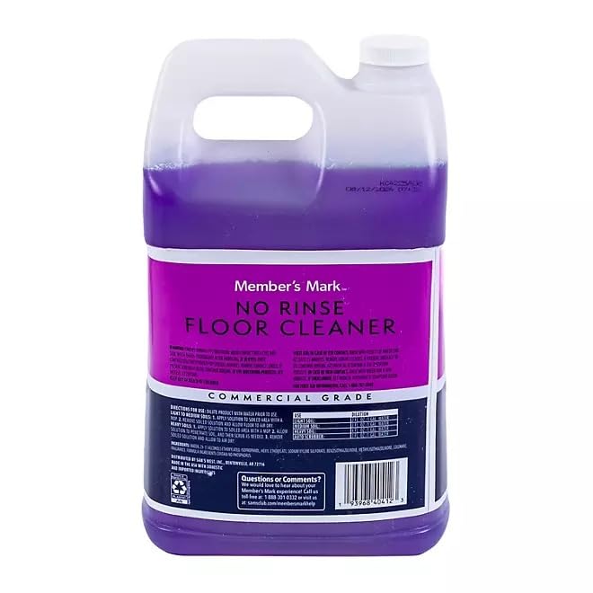 Member's Mark No Rinse Floor Cleaner Net Wt (127.8 Fl Oz),