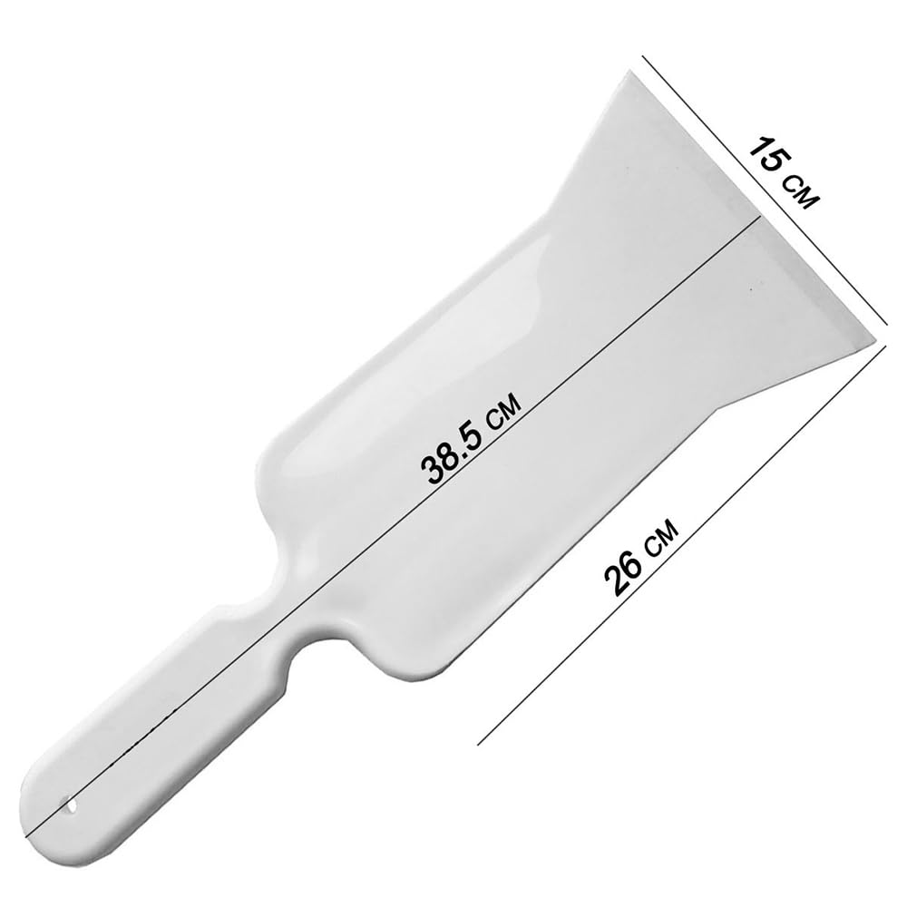Long Handle Auto Bulldozer Squeegee for Window Tint Film Installing Car Vinyl Wraps Glass Cleaning Tinting (Flat Edge)