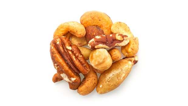 Yupik Deluxe Roasted Unsalted Nut Mix, 2.2 lb (35.2 oz), Vegan, Gluten Free, Cholesterol Free, Salt Free, A Blend of Brazil Nuts, Almonds, Cashews
