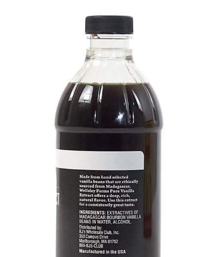 Wellsley Farms Pure Madagascar Vanilla Extract, 16 oz.
