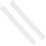 YAHENLI 2PCS Replacement Silicon Rubber Squeegee Blade, 10 Inch