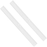 YAHENLI 2PCS Replacement Silicon Rubber Squeegee Blade, 10 Inch