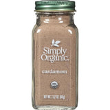 Simply Organic Cardamom, 2.82 Ounce, Certified Organic & Kosher, Aromatic, Subtly Spicy-Sweet, No ETO, Non Irradiated