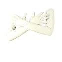 Premium Latex Long Gloves (Opera Length) Fetish - White (Small - Washed & Shined)