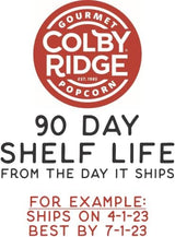 Colby Ridge Fluffy White Gourmet Craft Popped Gluten Free Popcorn Bulk Sized Large Gift Bash Bags (Bulk 18 Gal. 288 Cups.) (Fluffy White)