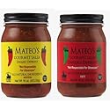 Mateos Gourmet Salsa, Medium & Hot 16 oz (Variety Pack)