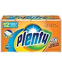 Plenty Ultra Premium 2-Ply Paper Towels, 5X Stronger Super Absorbent Strong & Durable Flex-A-Size (12 Double Rolls, 110 Half Sheets Per Roll, 11" x