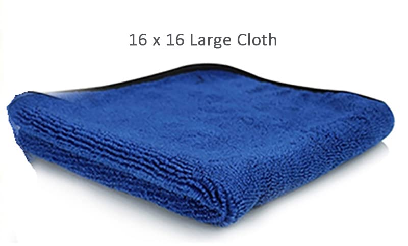 PROXI RMC Spray & Walk Away Spot Removal (2-pack) Stain Remover Deodorizer Carpet Cleaner and Upholstery + Large 16 x 16 Microfiber Cleaning Cloth