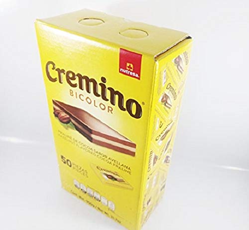 Box Of Cremino Milk Chocolate Bar 50 PCS Authentic Mexican Candy With Free Kinder Bar