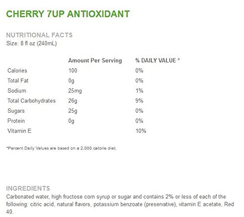 7 Up Cherry Soda in 12 oz cans (12 Cans)