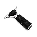 Ettore Quick Release Stainless Steel with Rubber Grip Squeegee Handle