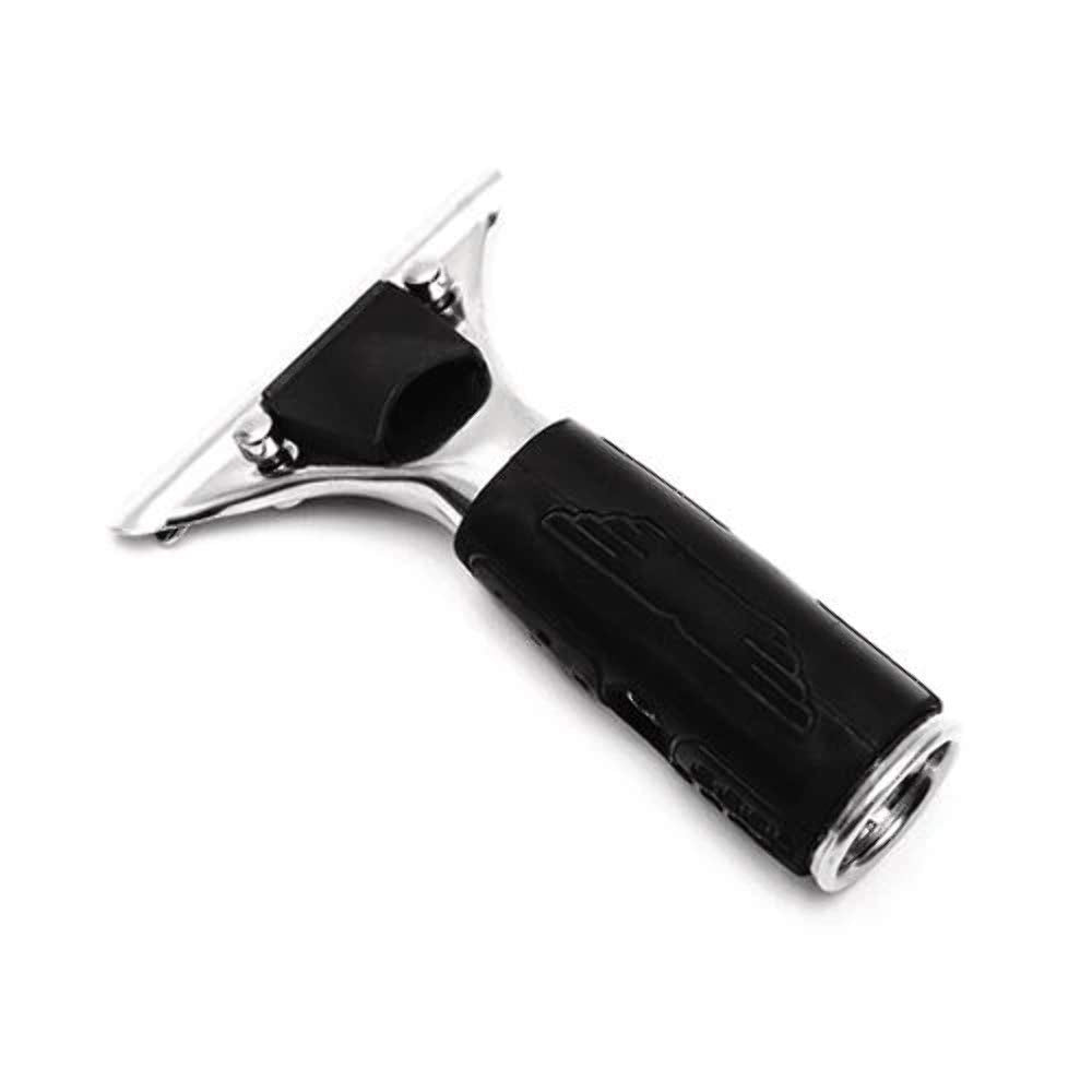 Ettore Quick Release Stainless Steel with Rubber Grip Squeegee Handle