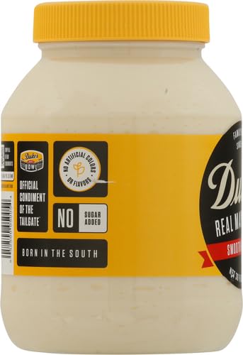 Duke’s Real Mayonnaise Jar - Original Smooth & Creamy Taste, 30 Ounce (Pack of 1)