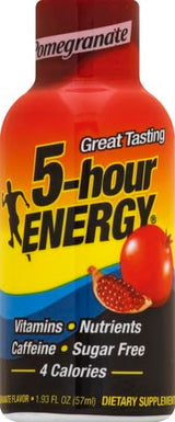 5-Hour Energy DSD Beverage, Pomegranate, 1.93 oz