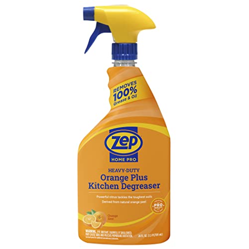 Zep Home Pro Orange Plus Kitchen Degreaser - 24 Fl. Oz. - R49506 - Pro Trusted Cleaning Power: Now in Refreshing Scents and Family Friendly Formulas