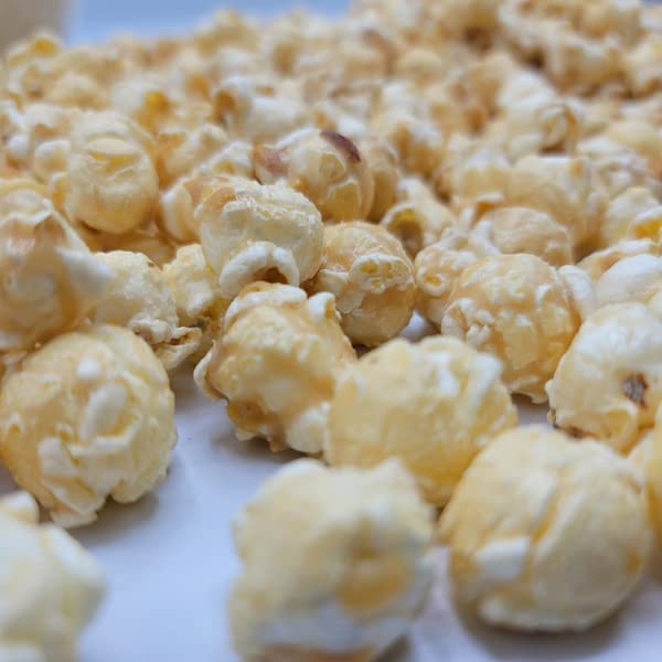 Cashew Almond Toffee Popcorn | 6 Pack | HR Poppin' Snacks - Made in USA - Made in Nebraska - 100's of flavors to choose from - Nebraska popcorn
