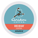 Caribou Coffee Obsidian, Single-Serve Keurig K-Cup Pods, Medium Roast Coffee, 72 Count