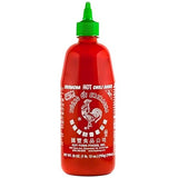 The Original Huy Fong Sriracha Hot Chili Sauce, 28 OZ Rooster Sriracha Chili Sauce, Low Carb Classic Cook Sriracha Chili Paste, Perfect for Dipping