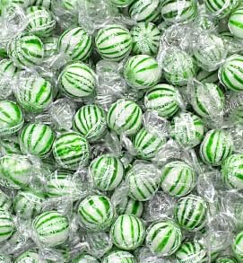 Jumbo Spearmint Mint Balls - 3 lb Bulk - Green Starlight Mints - Individually Wrapped Hard Spearmint Candy for Candy Buffets & Events