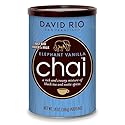 Elephant Vanilla Chai Tea Latte Mix, 14 Oz, Black Tea, Organic Spices, Dairy Free, Serve Hot or Cold, Just Add Water or Milk, 14 Servings