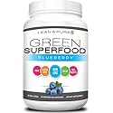 Lean & Pure Green Superfood, with Pea Protein, Probiotics, Whole Food Vitamins, Fiber and Enzymes. Vegan Friendly,Gluten Free, 50 Servings, 922g