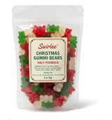 Swirlee™ Christmas Gummies, 8 oz Holiday Chewy Candy Mix, Assorted Flavors, Festive Stocking Stuffer Treats Gummie Bears