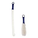 LJDJ Bottle Cleaning Brush - Set of 2 Different Sizes Flexible Bottle Scourer - Multi-Function Household Cleaning Tools for Cleaning of Wine