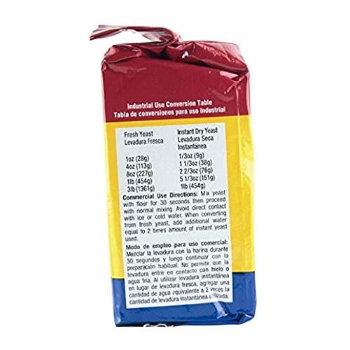 Fleischmann’s Yeast, Fleischmann’s Instant Dry Yeast, 16 Ounce - 1 Pack, Fast-Acting, Gluten Free, No Preservatives.