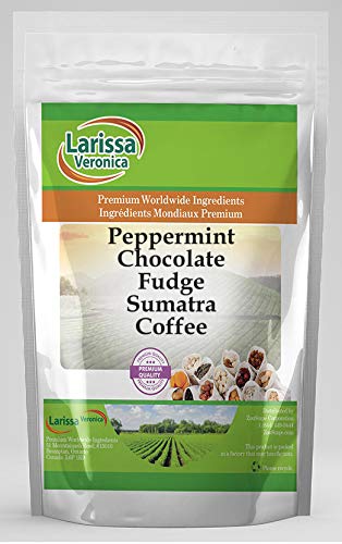 Peppermint Chocolate Fudge Sumatra Coffee (Gourmet, Naturally Flavored, Whole Coffee Beans) (4 oz, ZIN: 567316) - 3 Pack