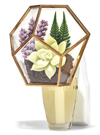 White Barn BBW Bath and Body Works Succulent Terrarium Wallflowers Fragrance Plug, Multi-colored
