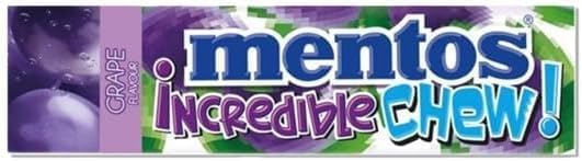 Variety Set of Incredible Chew (Strawberry, Grape, Green Apple, Cola)