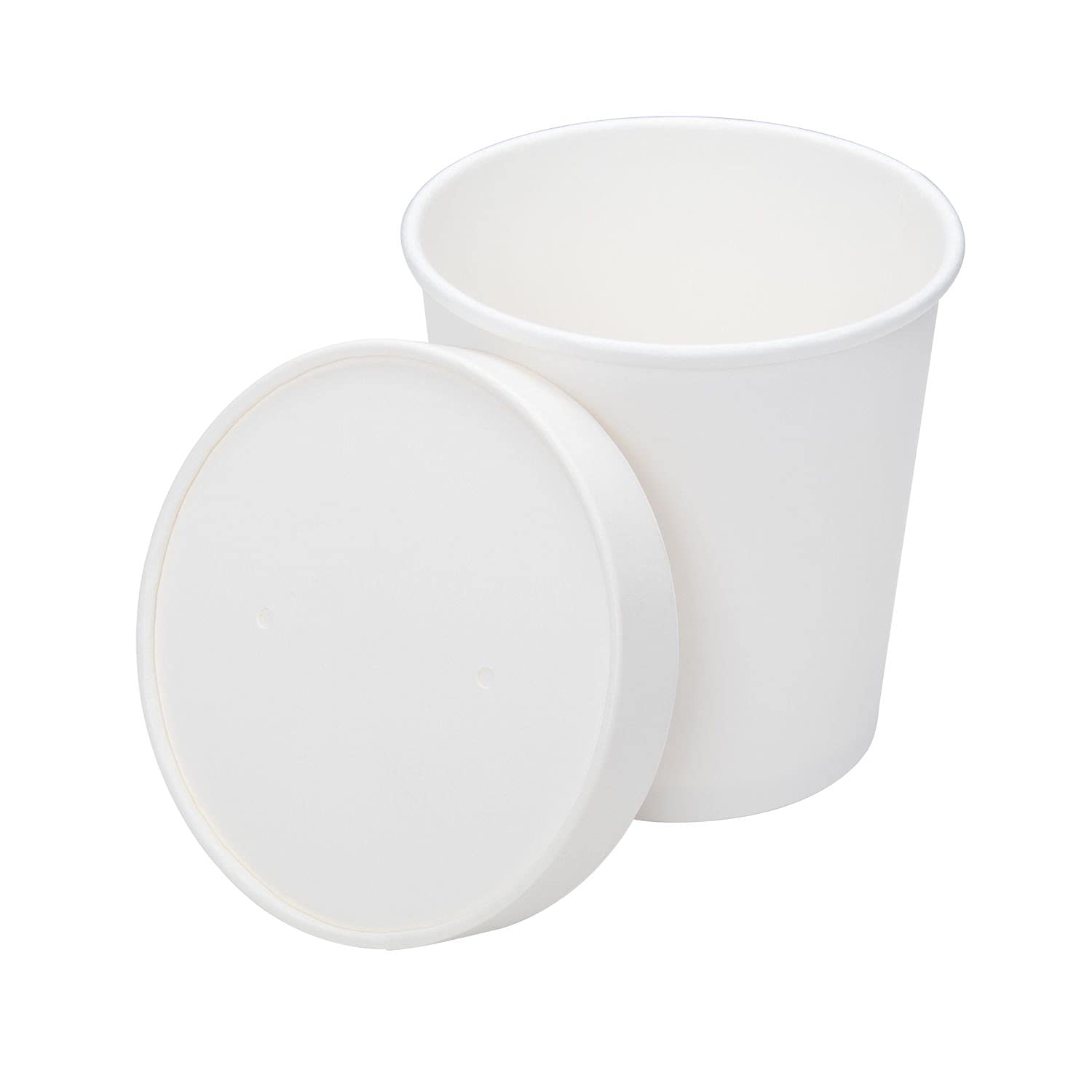 Karat Paper lid for DIA. 96 mm Gourmet Paper Cold/Hot Food Containers - 1,000 ct