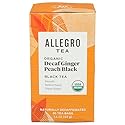 Allegro Tea, Organic Decaf Ginger Peach Black Tea Bags, 20 ct