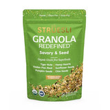 Struesli Savory & Seed Organic Granola, Nut, Grain & Gluten Free, Healthy Snacks with Pumpkin, Sunflower & Chia Seeds, Hemp Hearts, Flax, Tiger Nuts