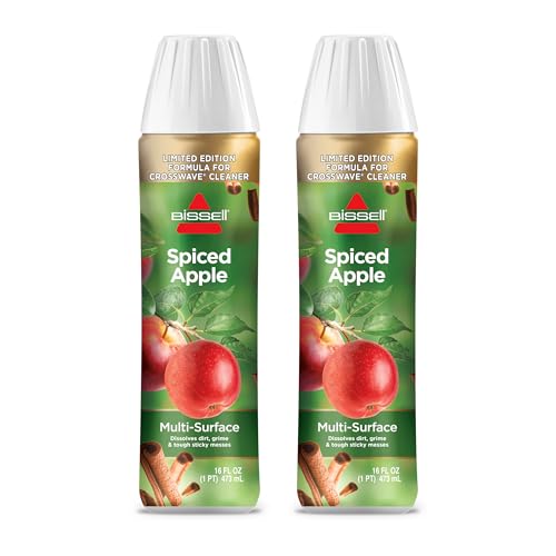 Bissell Limited Edition Wash Formula Spiced Apple, 3892, 16 Fl Oz, Powerful Mess Cleanup, Spiced Apple Scented