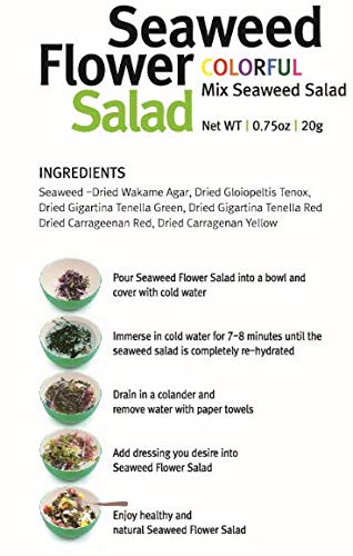 Kaneyama Seaweed Flower Salad 20g (Seaweed Flower Salad 20g 1 Pack)