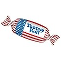 All City Candy USA Flag Chocolate Roll Midgees - 3 LB Bulk Bag Wrapped Patriotic Candy for parades or candy jars