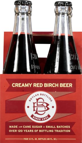 Boylan Bottling Co, Creamy Red Birch Beer, 4-pk, 12 fl oz