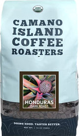 Camano Island Coffee Roasters Roasters Honduras Dark Roast, Ground 2lb, Fresh Small Batch Roasted, USDA Organic, Fairly Traded, Shade Grown Top 1%