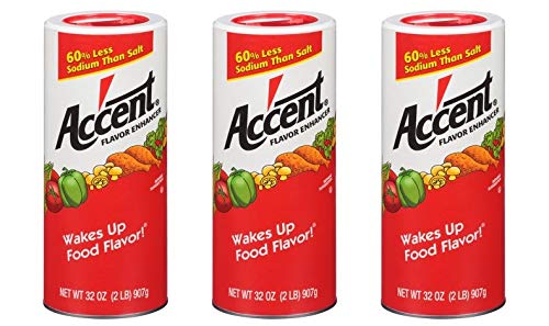 Accent Flavor Enhancer - 2 lb. canister by Accent [Foods] (Pack of 3)