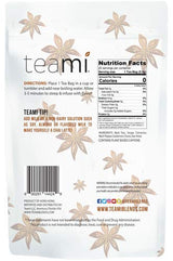 Teami Chai Black Tea Bags - 20 Count - with Cardamom, Ginger, and Cinnamon - Great for Lattes and Smoothies