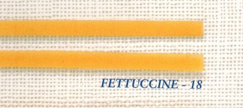 Fettuccine #18 Long Cut Pasta Case of Twenty (20) 1 .lb Pouches