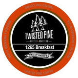 Twisted Pine Coffee 1265 Breakfast Blend, Medium Roast, Single-Serve Cups for Keurig K-Cup Brewers, 12 Count