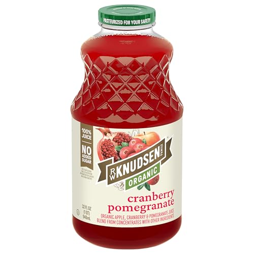 R.W. Knudsen Family Organic Cranberry Pomegranate Juice Blend, 32 Ounces